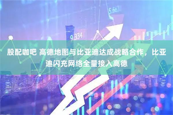 股配咖吧 高德地图与比亚迪达成战略合作，比亚迪闪充网络全量接入高德